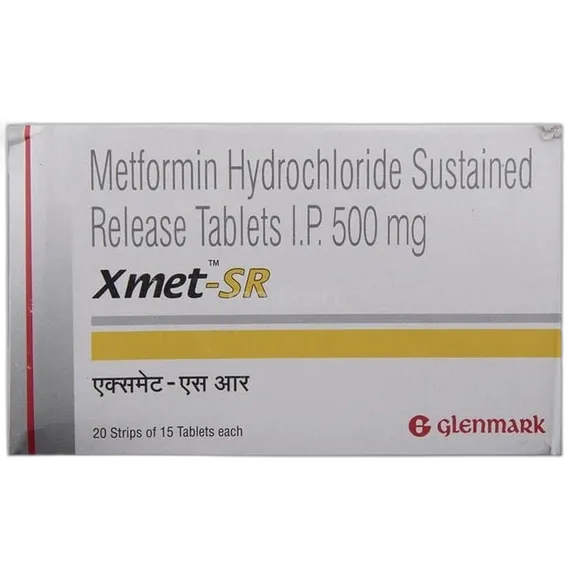 xmet sr 500mg tablet 15's
